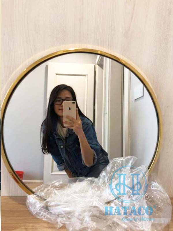gương tròn treo tường 04